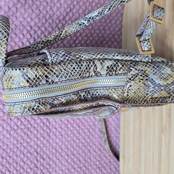Hammitt Mini Backpack in Brown Snakeskin Print with Gold Studs main image 15